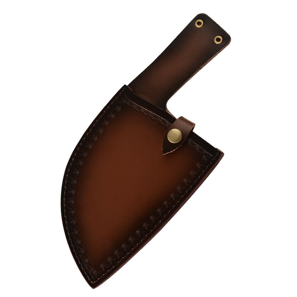 Handmade Forged cleaver butcher knife Full Tang large chef knife with Sheaths - Fresh Stock Dated October 2025