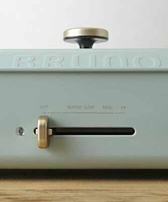 Bruno Compact Hot Plate BOE021-BGY (Blue Gray) 5 plates set Japan Domestic New - Fresh Stock Dated October 2025