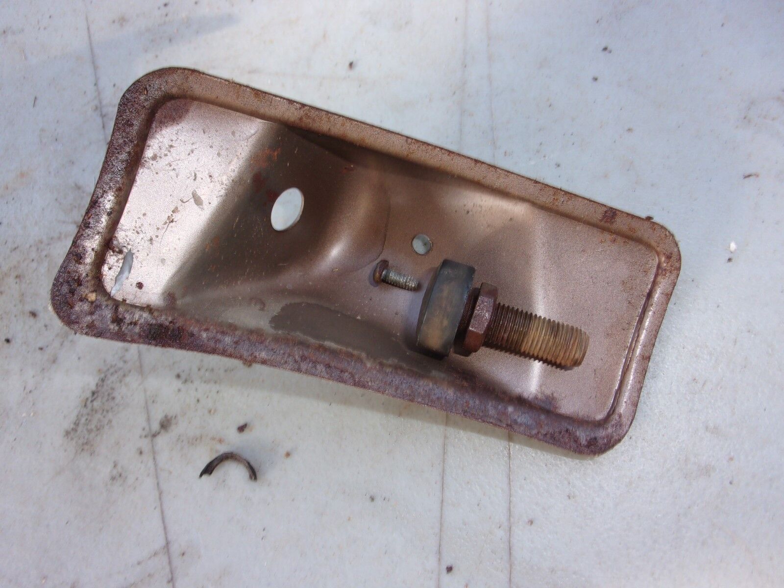 62 64 65 FALCON STATION WAGON REAR SEAT LEFT SIDE RUBBER STOP BUMPER OEM - Fresh Stock Dated October 2025
