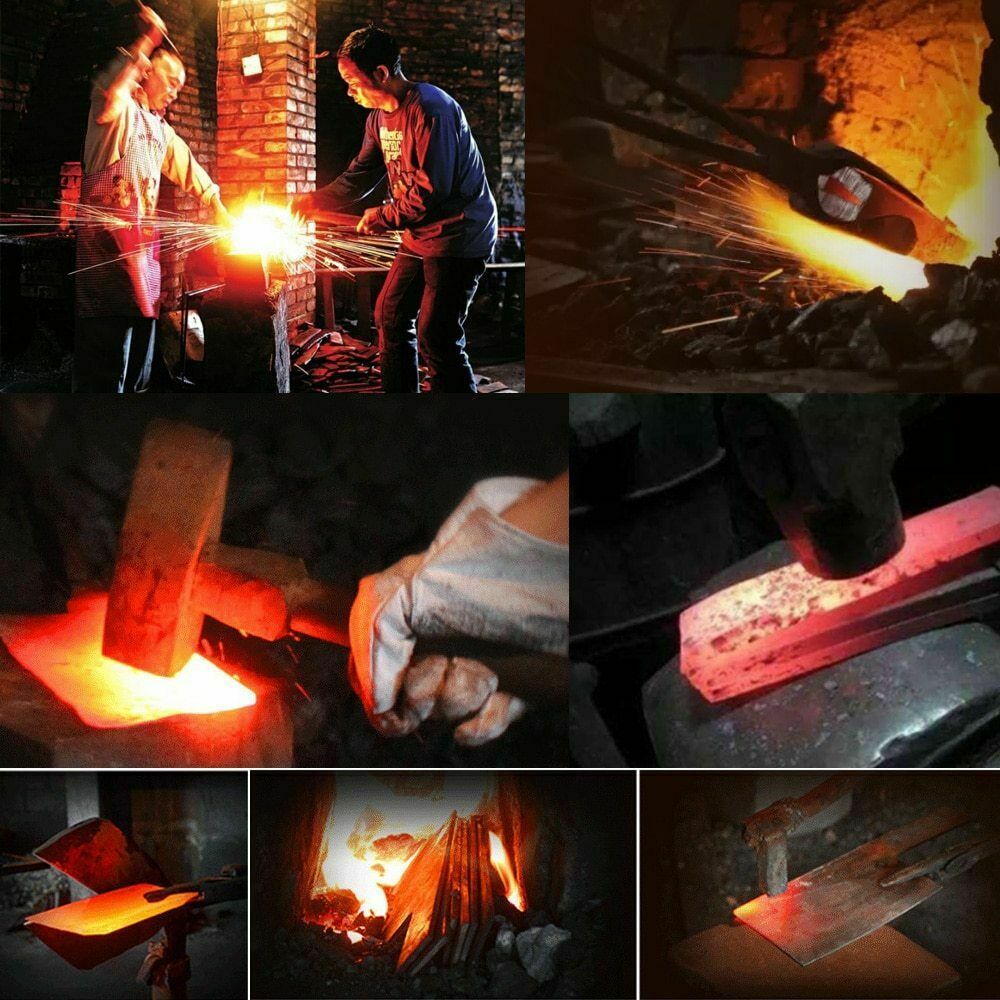 Handmade Forged cleaver butcher knife Full Tang large chef knife with Sheaths - Fresh Stock Dated October 2025