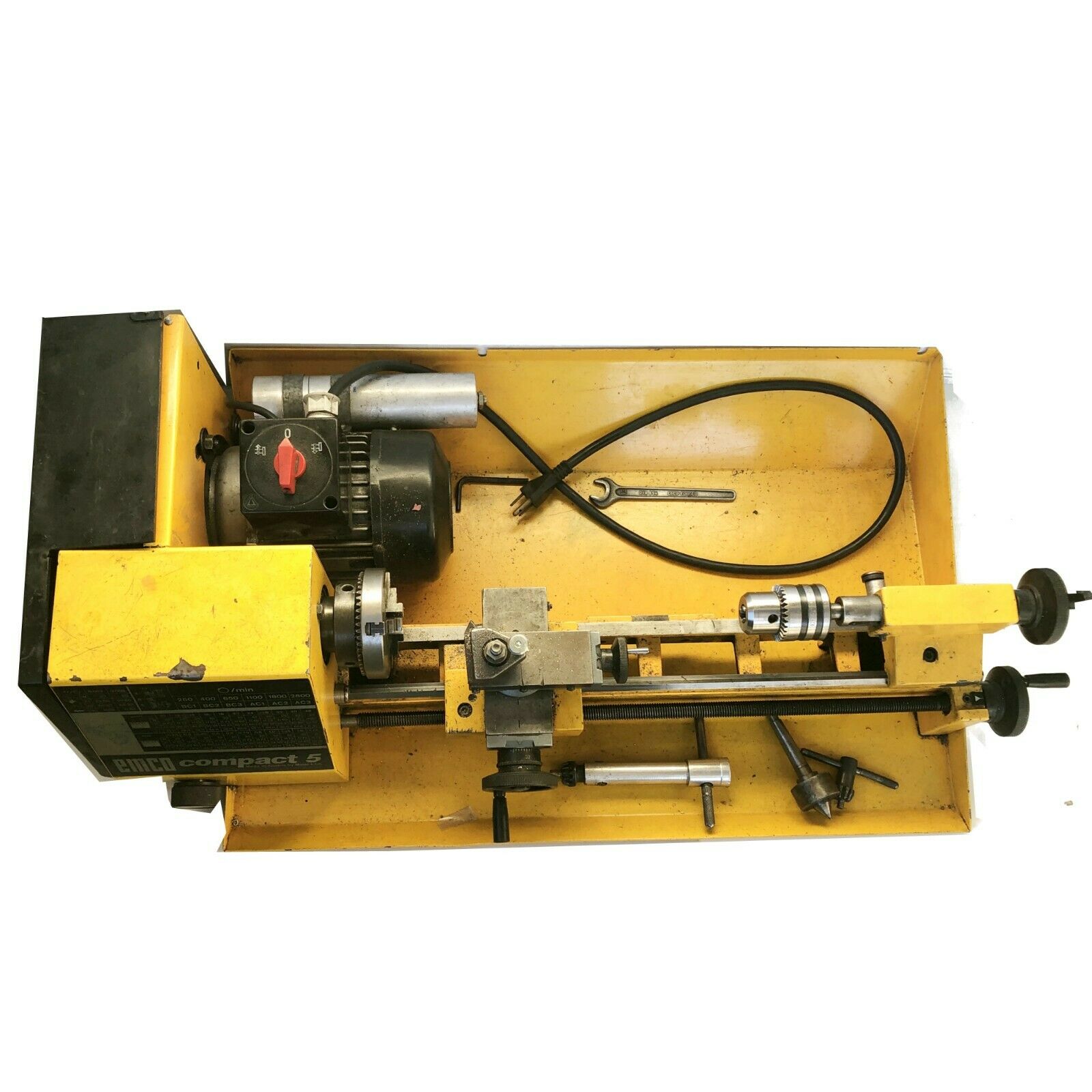 EMCO COMPACT 5 LATHE USED WORKING CONDITION - Fresh Stock Dated October 2025
