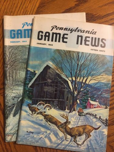 Lot of 23 1960s Pennsylvania Game News Issues Bird Covers - Fresh Stock Dated October 2025
