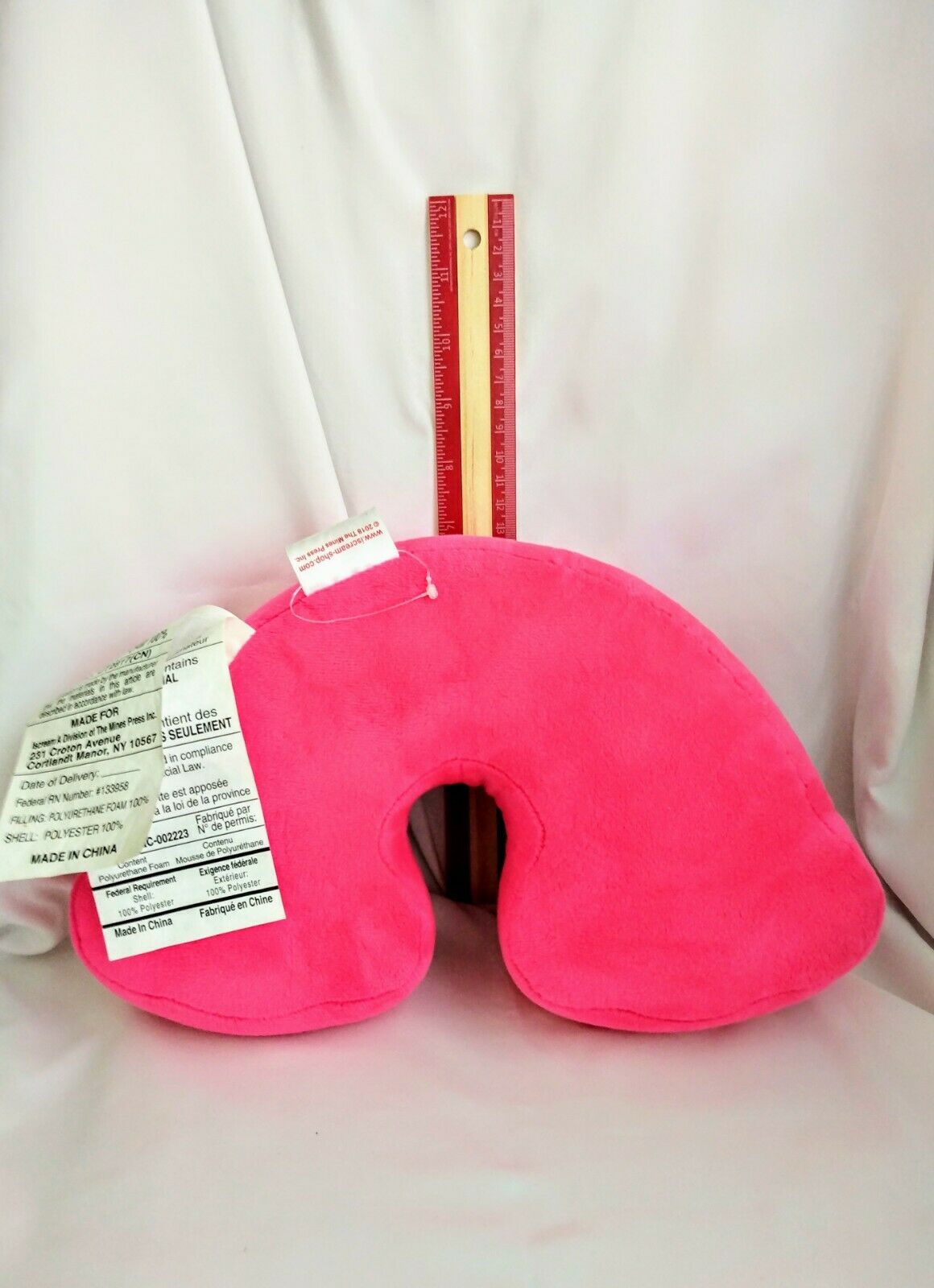 ISCREAM-SHOP Rainbow Plush Stuffed Pillow Memory Foam SUPER SOFT!!! NWOT 6x12 - Fresh Stock Dated October 2025