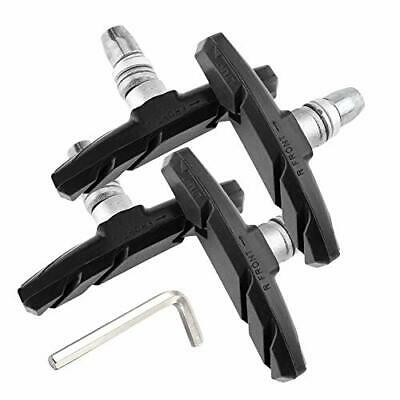 2 Pairs Bike Brakes Pads Set, 70mm Bicycle Brake Pads for Cruiser MTB Universal - Fresh Stock Dated October 2025