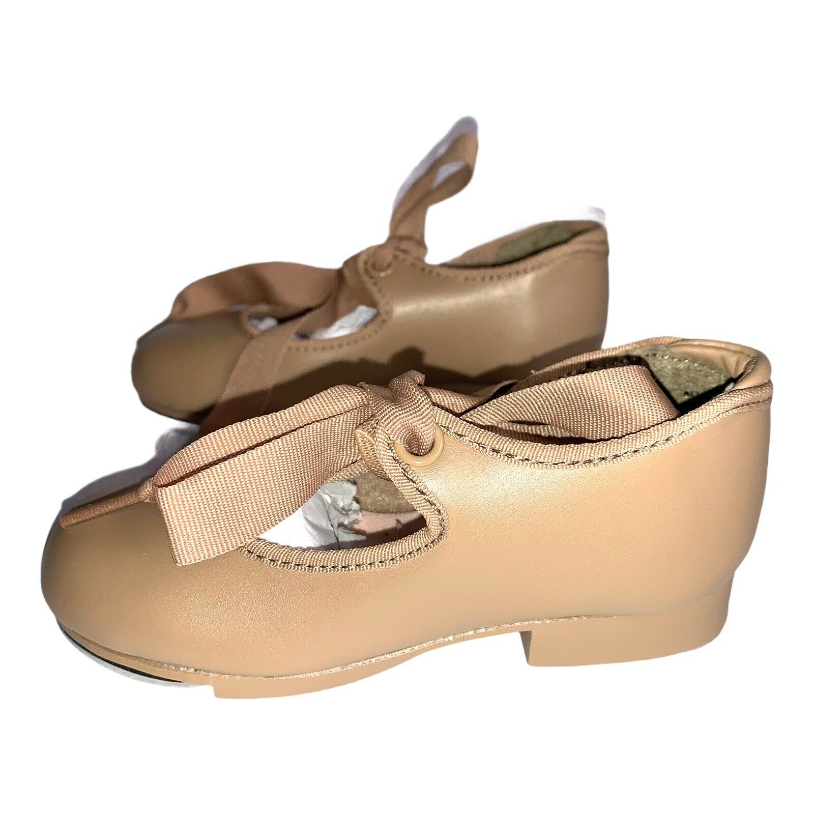 Capezio Toddler Size 8W Jr. Tyette Tap Shoe Caramel N625C - Fresh Stock Dated October 2025