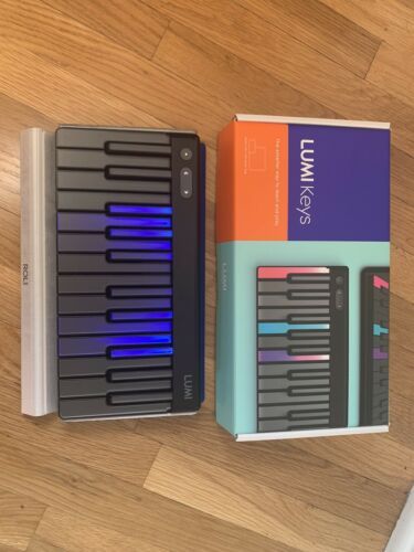 Roli Lumi Keys Illuminated Keyboard with Blue Snapcase - Fresh Stock Dated October 2025