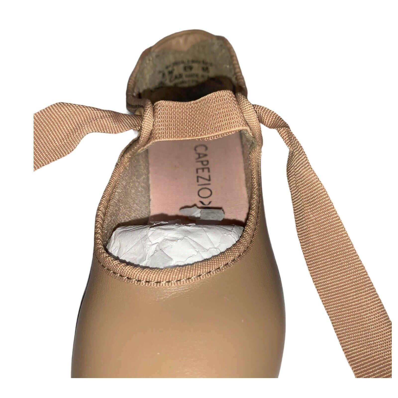 Capezio Toddler Size 8W Jr. Tyette Tap Shoe Caramel N625C - Fresh Stock Dated October 2025