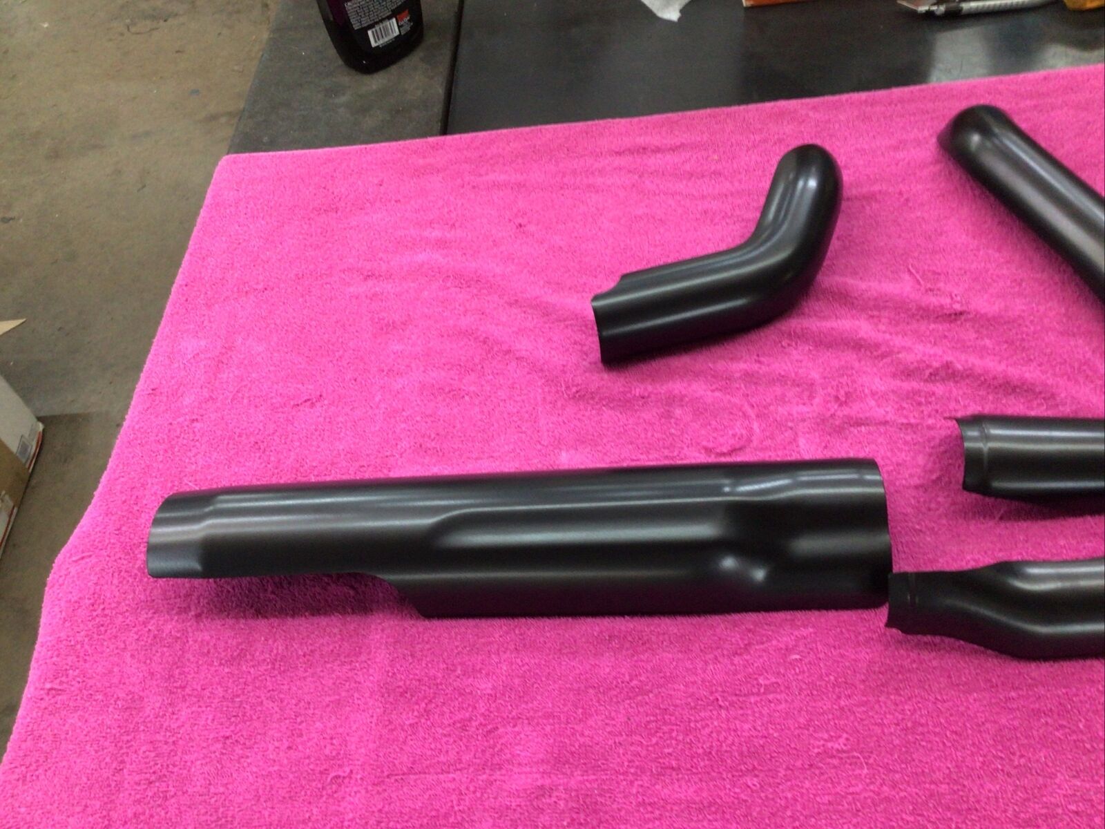 🏍  HARLEY OEM M 8 TOURING ELECTRA ROAD STREET GLIDE BLACK EXHAUST HEAT SHIELDS - Fresh Stock Dated October 2025