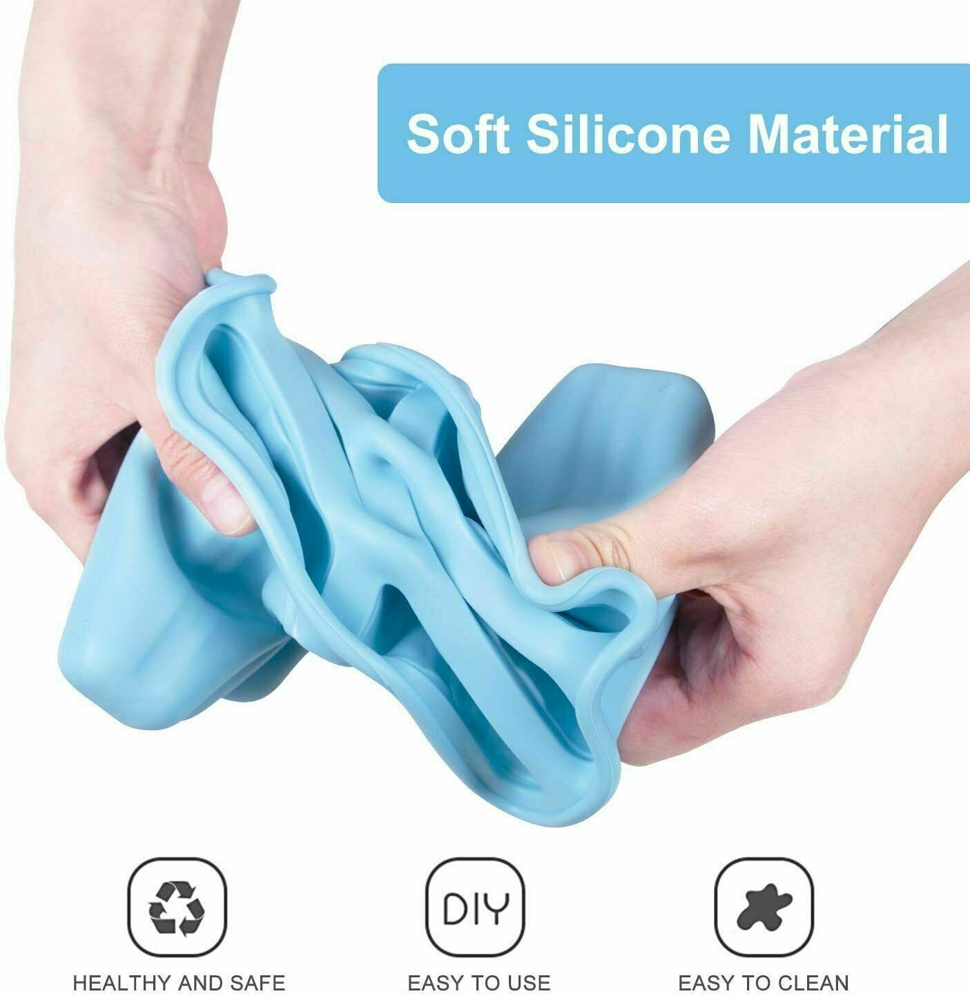 Moldes para 6 Paletas Heladas de Silicona Flexible y Reutilizable - Fresh Stock Dated October 2025