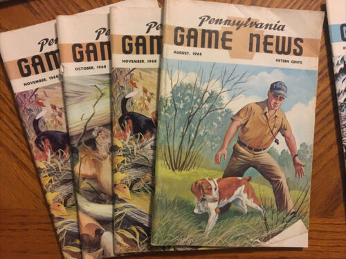 Lot of 23 1960s Pennsylvania Game News Issues Bird Covers - Fresh Stock Dated October 2025
