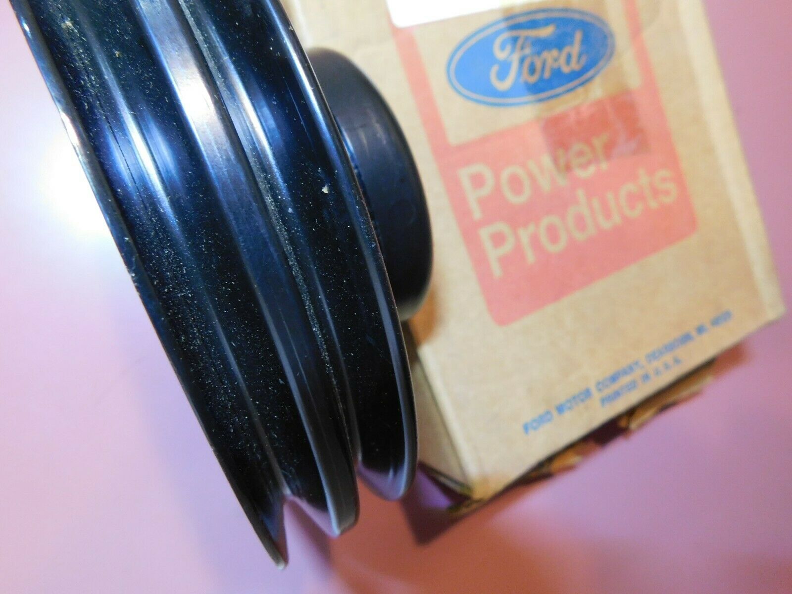 D2JL-8509-E Ford V8 Water Pump Pulley 2 Belt Grooves OMC Cobra 5.8L FAST SHIP!!! - Fresh Stock Dated October 2025