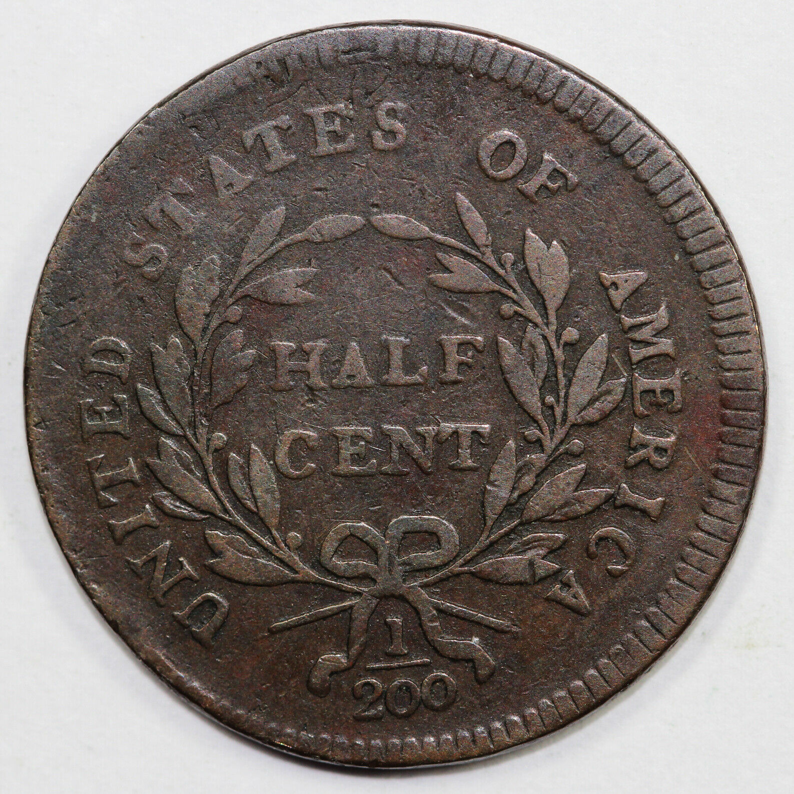1795 1/2c C-6 Liberty Cap Half Cent - Fresh Stock Dated October 2025