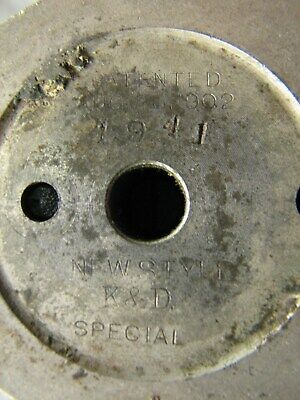 Antique Jeweler's Watchmaker's Staking Tool K&D New Style Special Stake 1902 Pat - Fresh Stock Dated October 2025