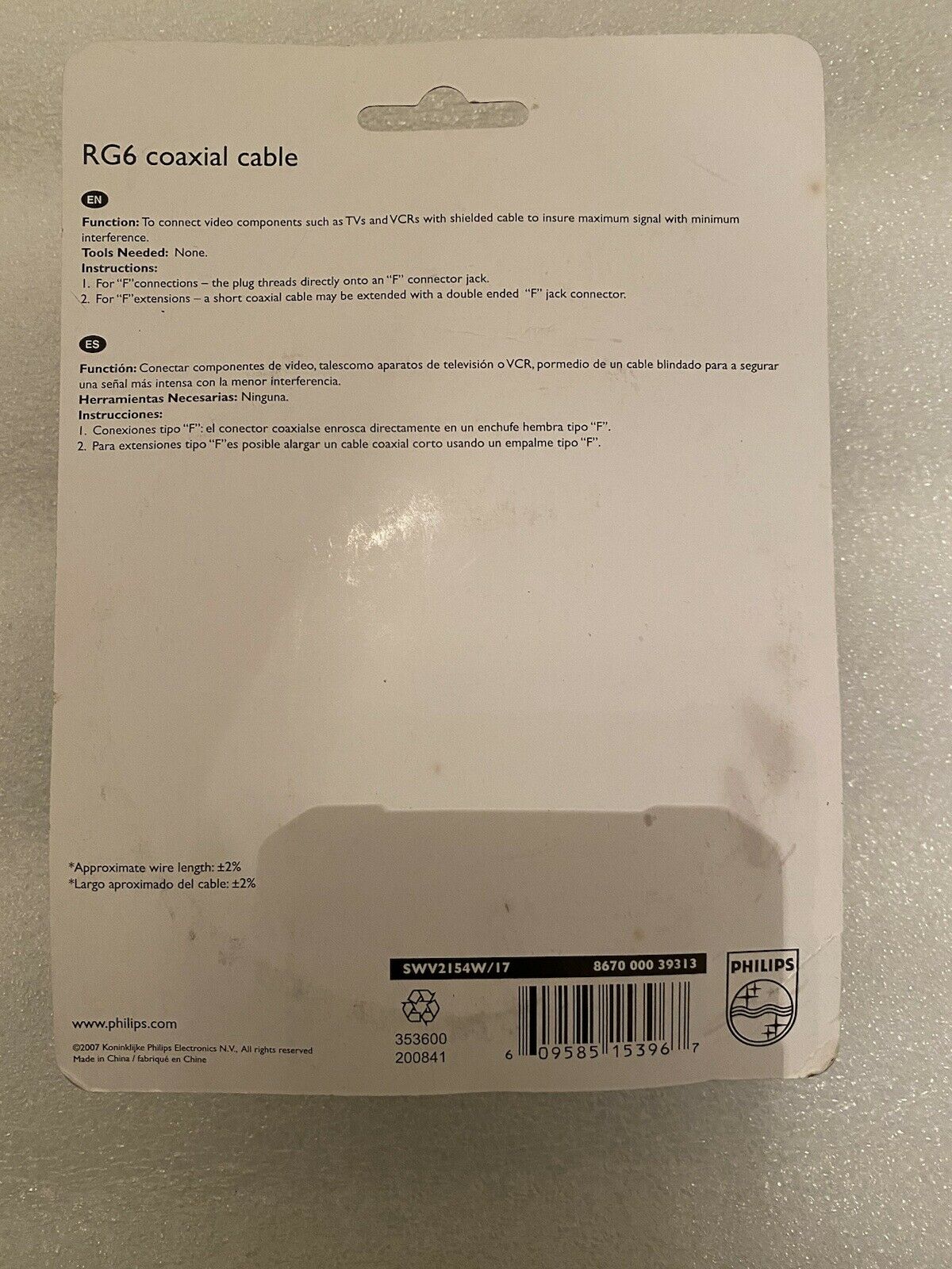 Coaxial RG6 Digital Video Cable HD TV Satellite Antenna Wire Black 12' ft New - Fresh Stock Dated October 2025