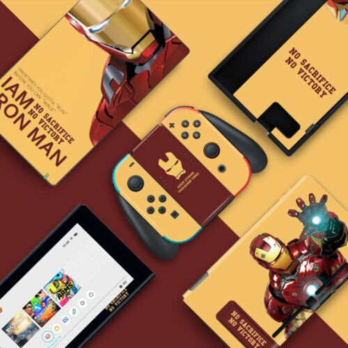 Nintendo Switch Lite Console Vinyl Skins Decals Cover Cute Cartoon Pattern New - Fresh Stock Dated October 2025