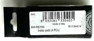 Campagnolo BR-RE700 Black Two Pairs Road Bike Brake Pads Inserts New - Fresh Stock Dated October 2025