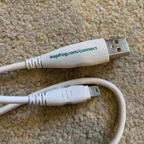 Genuine OEM Original Leapfrog White Sync Connect Cable for LeapPad USB Data Cord - Fresh Stock Dated October 2025