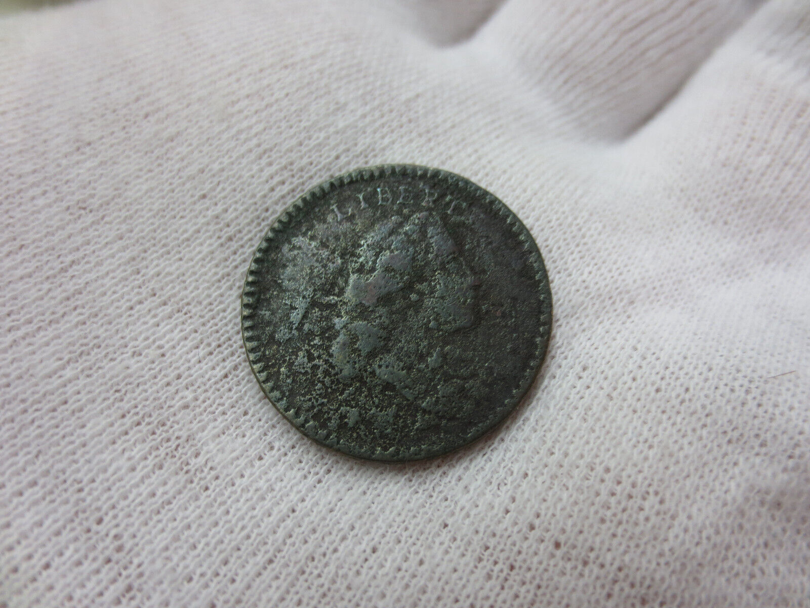 1794 Liberty Cap United States Half Cent (Low Grade / Corrosion)(Full LIBERTY) - Fresh Stock Dated October 2025