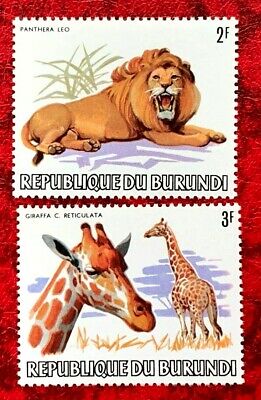 Burundi Stamps Scott # 589-600 XF OG NH Scarce Animal Set of 12 CV:8 - Fresh Stock Dated October 2025