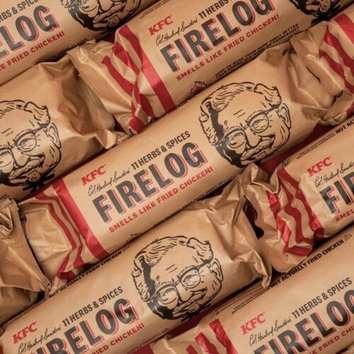 KFC Limited Edition 11 Herbs and Spices Firelog by Enviro-log - Fresh Stock Dated October 2025
