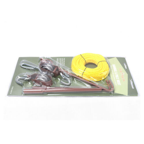 Tourbon Hunting Deer Lifting Tool Gambrel Pully Hoist Set Heavy Duty 440 Lbs - Fresh Stock Dated October 2025