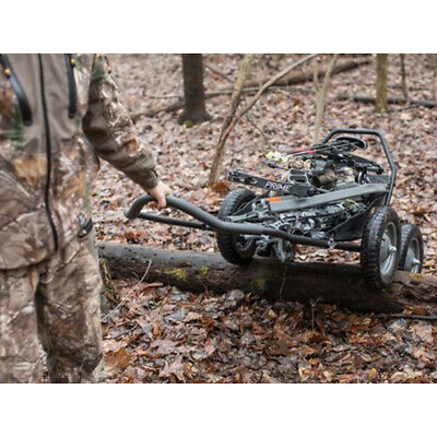 Hawk Crawler 500 Lb. Capacity Foldable Multi Use Deer Game Recovery Cart, Black - Fresh Stock Dated October 2025