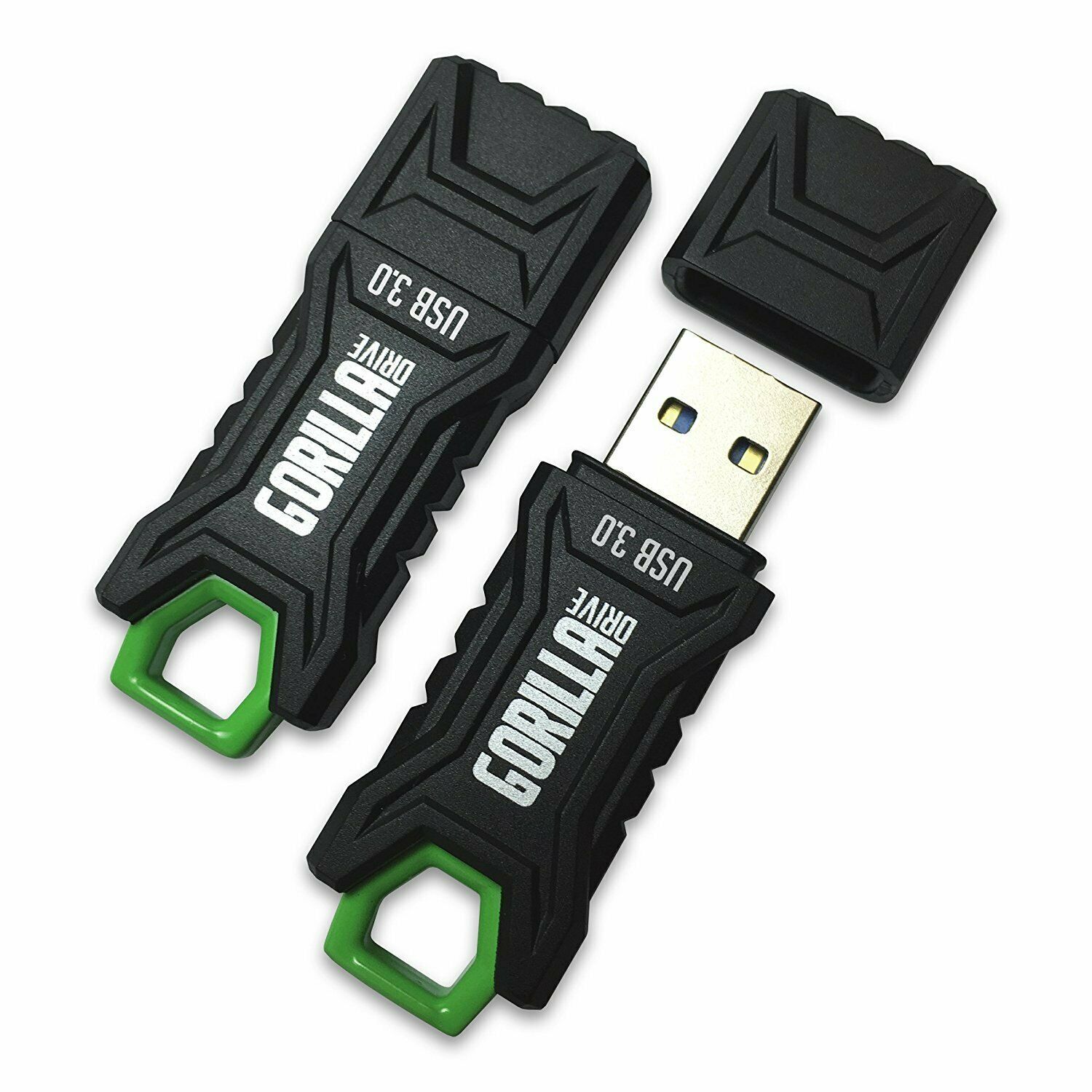 Gorilla Rugged 128GB USB Flash Drive 3.0 Durable Impact Water Resistant Fast 2PK - Fresh Stock Dated October 2025