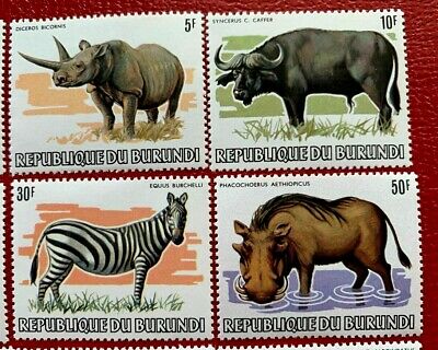 Burundi Stamps Scott # 589-600 XF OG NH Scarce Animal Set of 12 CV:8 - Fresh Stock Dated October 2025