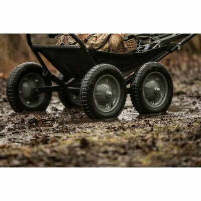 Hawk Crawler 500 Lb. Capacity Foldable Multi Use Deer Game Recovery Cart, Black - Fresh Stock Dated October 2025