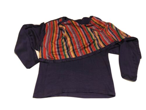 Vintage Hairston Roberson Ropa Wrap Top Medium Skirt 12 Purple Southwest Latin - Fresh Stock Dated October 2025