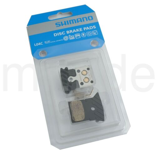 Shimano L04C Metal Disc Brake Pads with Fin - Fresh Stock Dated October 2025