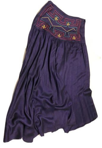 Vintage Hairston Roberson Ropa Wrap Top Medium Skirt 12 Purple Southwest Latin - Fresh Stock Dated October 2025