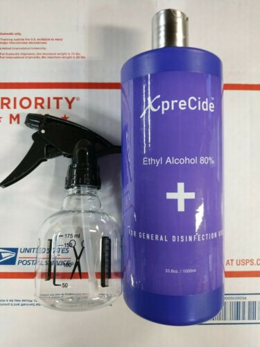 Xprecide Ethyl Alcohol 80% W/spray bottle - Fresh Stock Dated October 2025