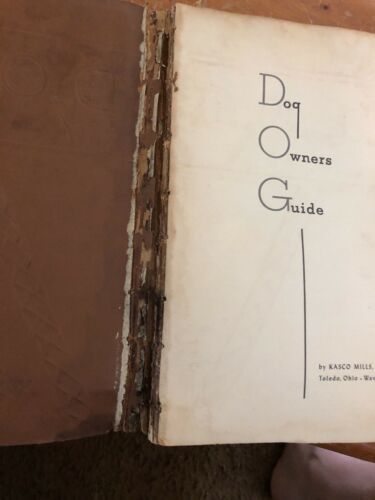 Dog Owners Guide C1950 - Fresh Stock Dated October 2025