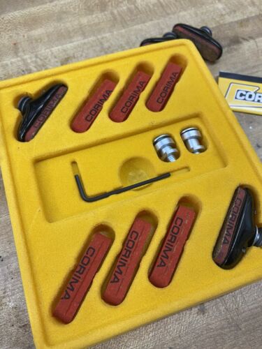 Corima Absolute Brake Set- Composite Carbon Rim Brake Pads Front & Rear Full Set - Fresh Stock Dated October 2025