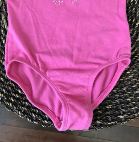 Set of 2 JACQUES MORET Girls 4T Sparkle Hearts Ballerina Slipper Ballet Leotards - Fresh Stock Dated October 2025