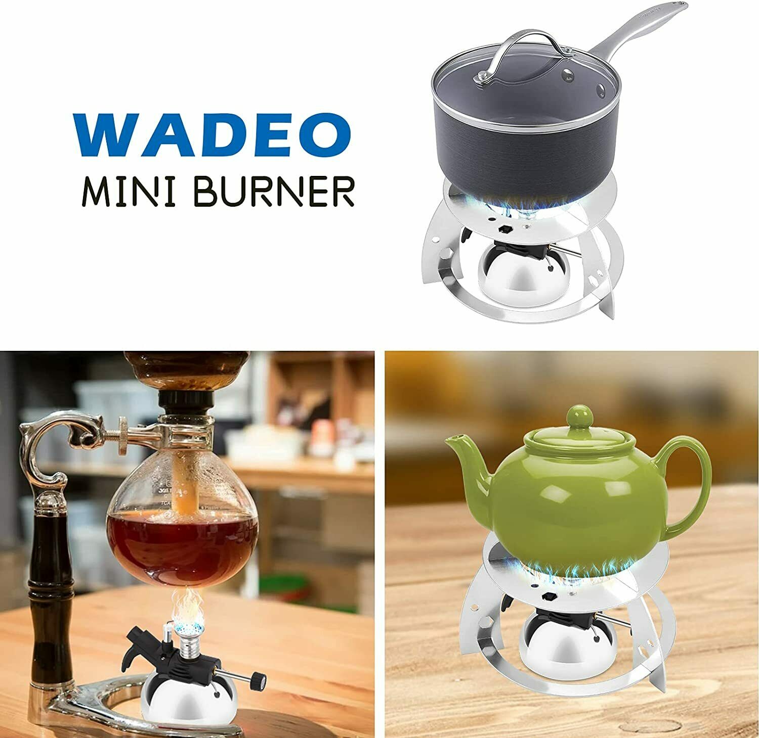 Mini Butane Burner, Tabletop Burner & Aluminium Rack, Portable Burner, Cooking - Fresh Stock Dated October 2025