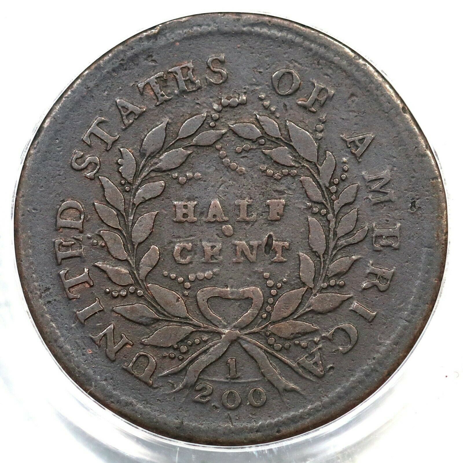 1793 C-3 R-3 PCGS VF 20 CAC Liberty Cap Half Cent Coin 1/2c - Fresh Stock Dated October 2025
