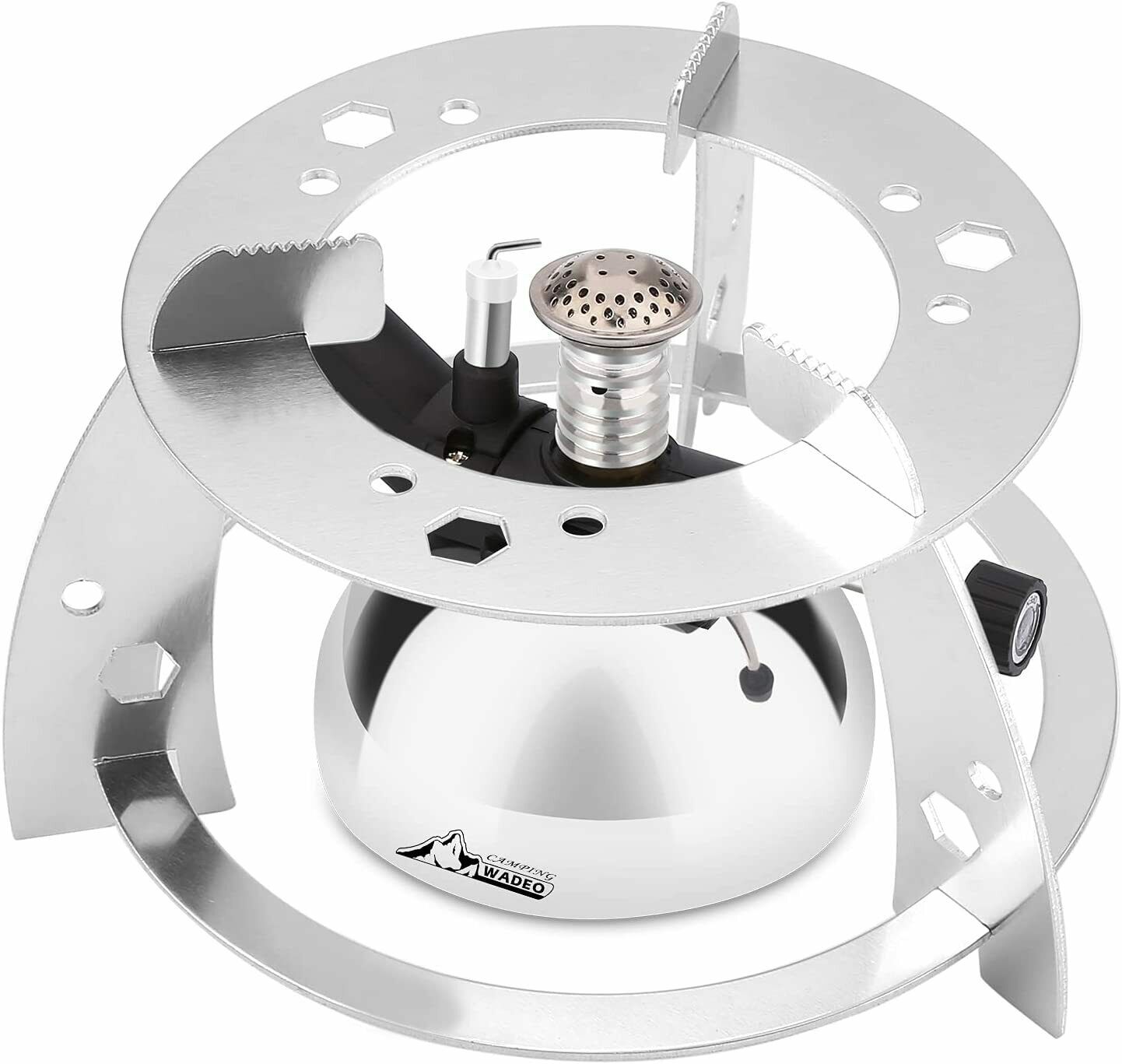 Mini Butane Burner, Tabletop Burner & Aluminium Rack, Portable Burner, Cooking - Fresh Stock Dated October 2025