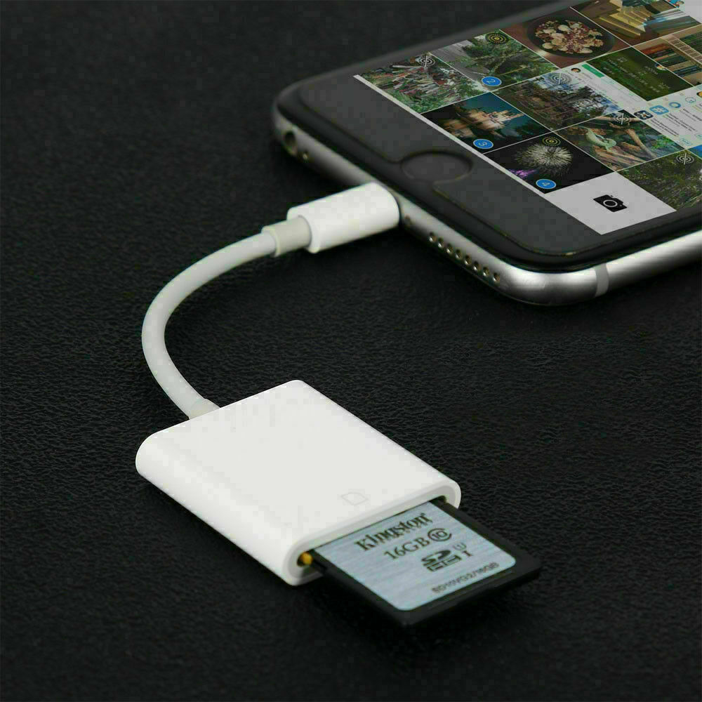 SD Card Adapter Camera Reader for Apple iPhone iPad ipod - Fresh Stock Dated October 2025