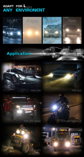 Bevinsee H7 LED Headlight Bulb For Aprilia RST1000 Mille R Buell Lightning XB12S - Fresh Stock Dated October 2025