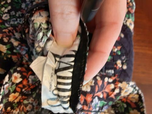 Vintage 1960s Floral Tattoo Of California Cotton Skirt See Measurements - Fresh Stock Dated October 2025