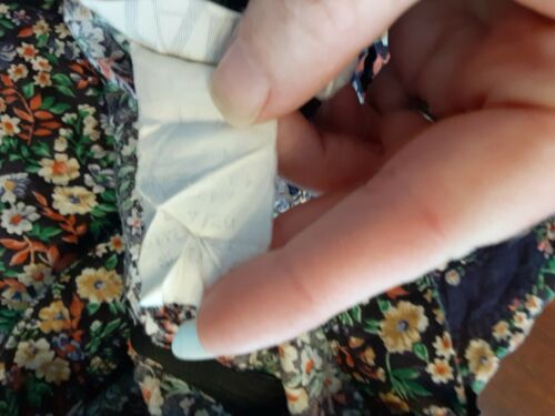Vintage 1960s Floral Tattoo Of California Cotton Skirt See Measurements - Fresh Stock Dated October 2025