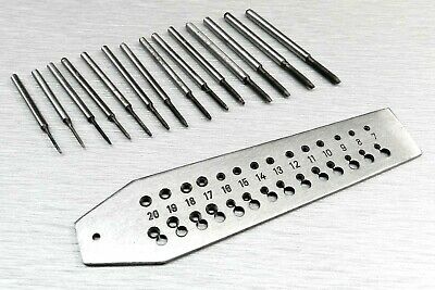 Mini Tap and Die Set 14 Taps & Screwplate & Pin Vise Set 0.7-2mm Jewelry Making - Fresh Stock Dated October 2025