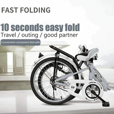 Folding Bike 20 Inch  Adult Men and Women Teens 7 Speed  Lightweight ⭐⭐⭐⭐⭐ - Fresh Stock Dated October 2025