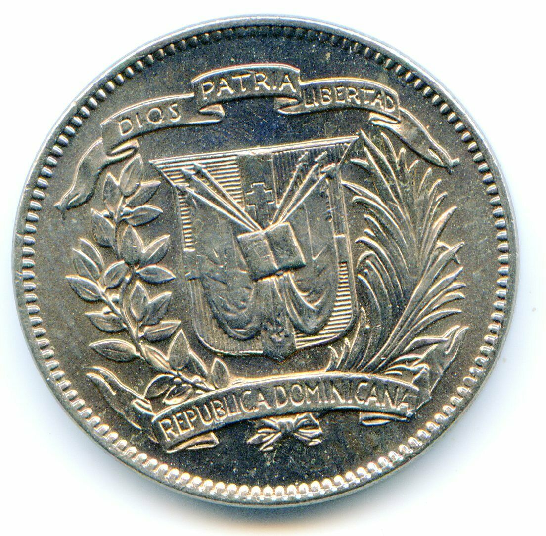 Dominican Republic 5 Centavos 1959 Super HG coin   lotjun6119 - Fresh Stock Dated October 2025