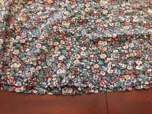 Vintage 1960s Floral Tattoo Of California Cotton Skirt See Measurements - Fresh Stock Dated October 2025