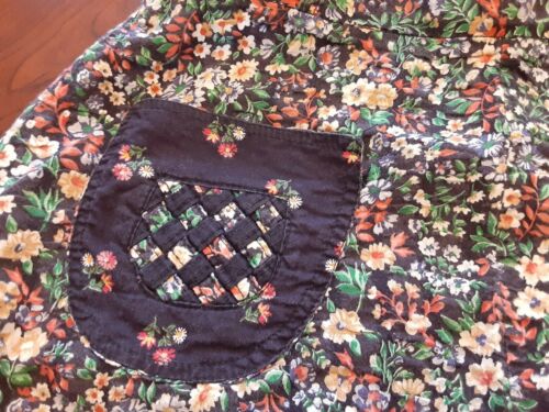Vintage 1960s Floral Tattoo Of California Cotton Skirt See Measurements - Fresh Stock Dated October 2025