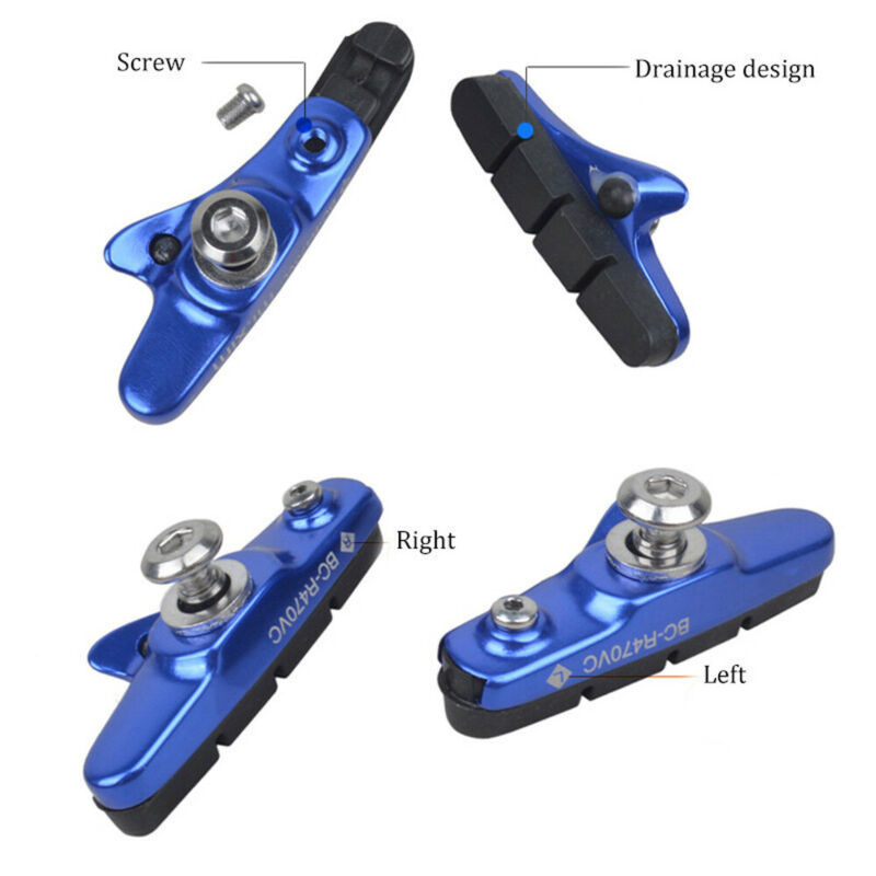 Cycling Bicycle Break Pads  Shoes MTB Mountain Road Bike Ride Brake Blocks Part - Fresh Stock Dated October 2025