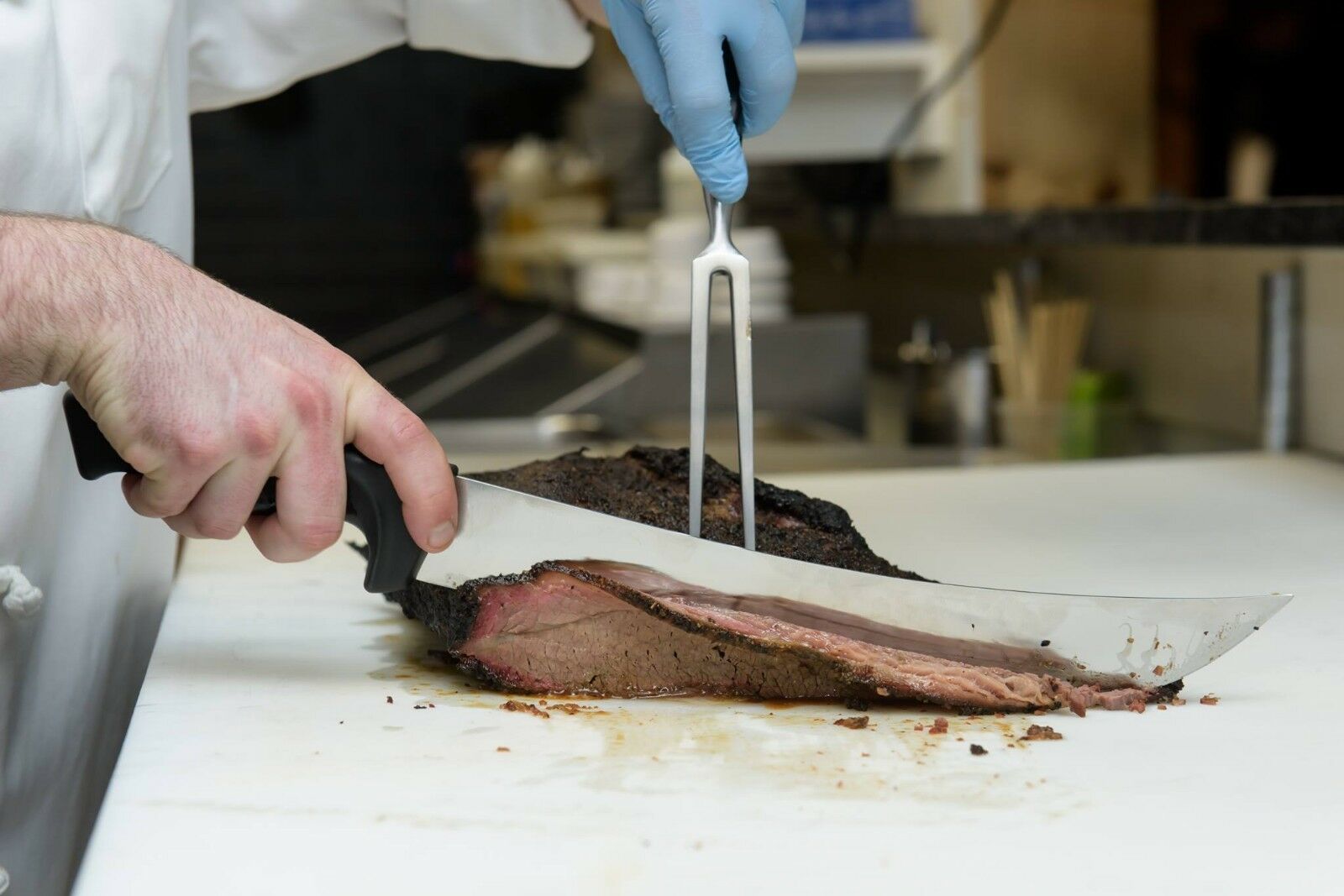 Ergo Chef 12-Inch Curved Cimeter Knife Non-slip handle Black PRODIGY SERIES - Fresh Stock Dated October 2025